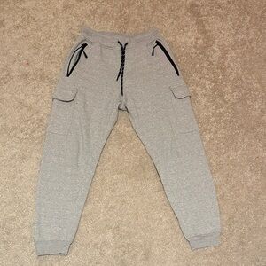 SHEIN Gray Cargo Jogger Pants